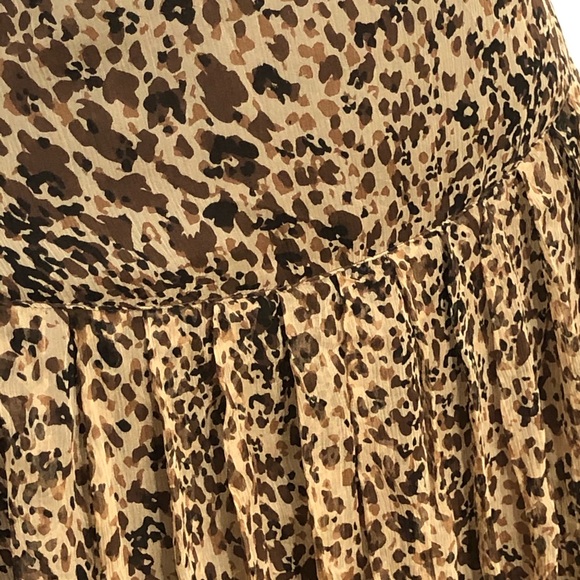 ALLISON TAYLOR silk animal print midi skirt - Picture 9 of 11